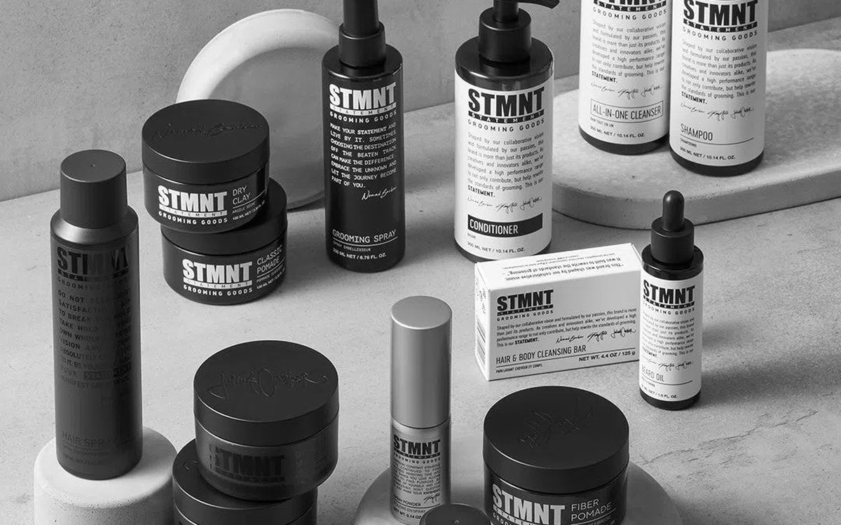 Gama de producto STMNT Grooming Goods para barbería